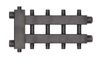Коллектор (дублер рядный) с гидроразделителем ROMMER на 2+2+1 отопительных контура до 85 кВт